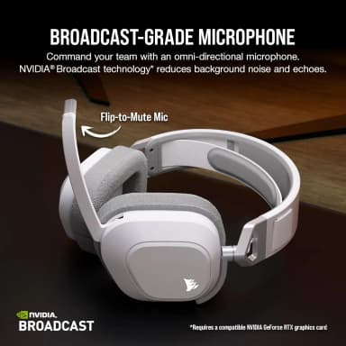 Corsair HS80 Max with flip-to-mute microphone feature