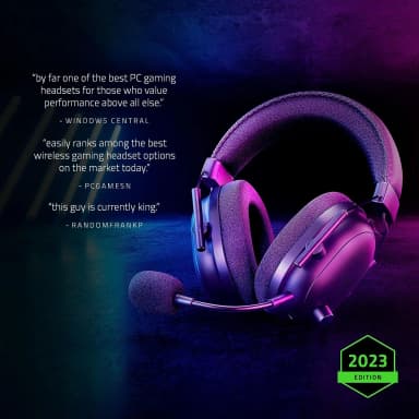 Razer BlackShark V2 Pro with HyperSpeed wireless technology for maximum responsiveness