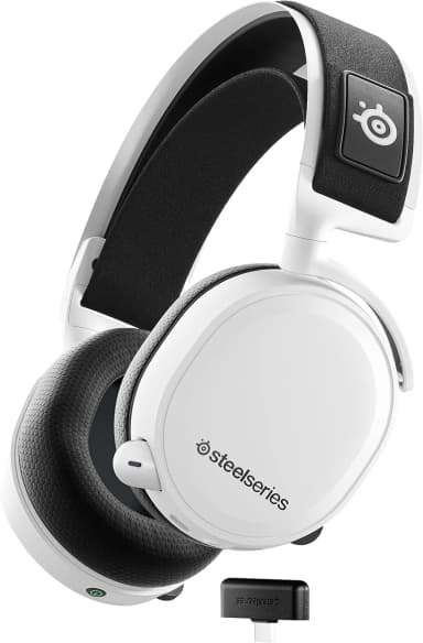 SteelSeries Arctis 7 white wireless gaming headset