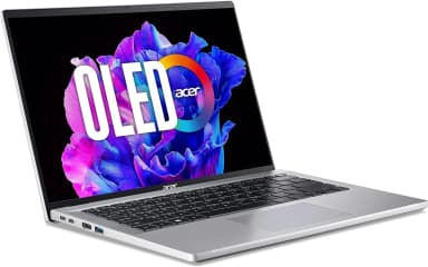 Side view of Acer Swift 14 showing its sleek design and ports