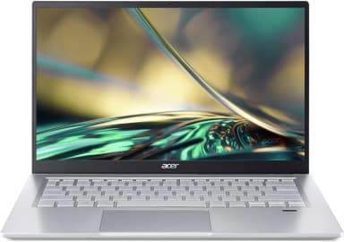 Acer Swift 3 14-inch laptop front view with high-resolution screen