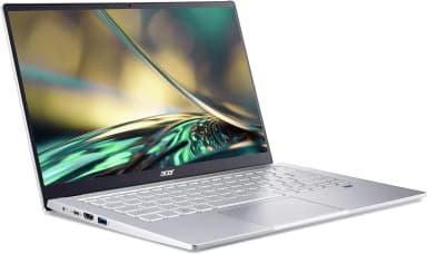 Side view of Acer Swift 3 14 highlighting the thin design and connectivity options