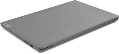 Closed Lenovo IdeaPad 3 15 with sleek design and Lenovo logo