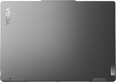 Top view of Lenovo Yoga 7i 16 showing keyboard layout and screen