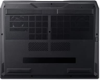 Acer Predator Helios 16 bottom view displaying cooling vents and sturdy build.