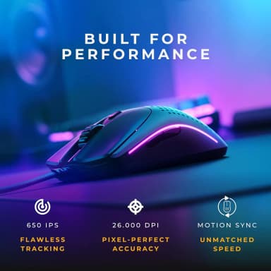 Glorious Model O 2 mouse with performance specifications