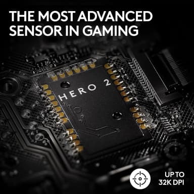 Logitech G Pro X Superlight 2 with Hero 2 sensor up to 32K DPI
