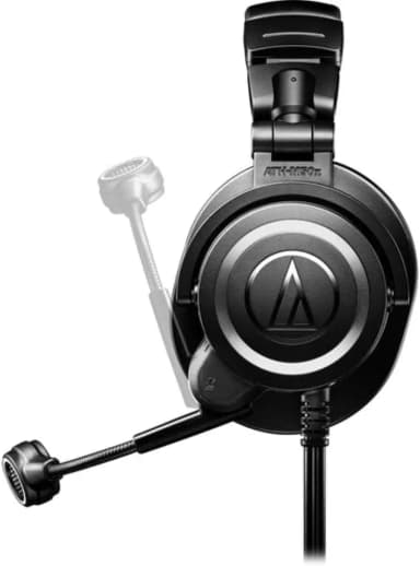 Audio-Technica ATH-M50xSTS StreamSet with adjustable microphone functionality.