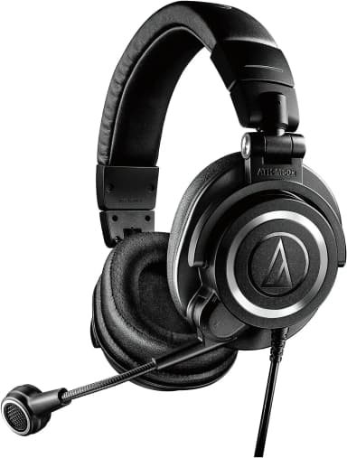 Audio-Technica ATH-M50xSTS StreamSet with USB connectivity, high-quality gaming headphones.