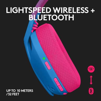 Logitech G435 Lightspeed wireless and Bluetooth connectivity
