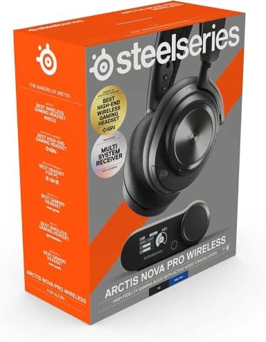 SteelSeries Arctis Nova Pro Wireless headset box contents