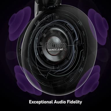 Turtle Beach Stealth Pro with 50mm Nanoclear drivers for exceptional audio fidelity