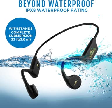 H2O Audio Tri Pro waterproof headphones submerged in water
