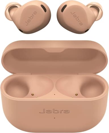 Jabra Elite 8 Active earbuds in caramel color