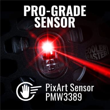 Cooler Master MM710 with PixArt PMW3389 sensor for precision